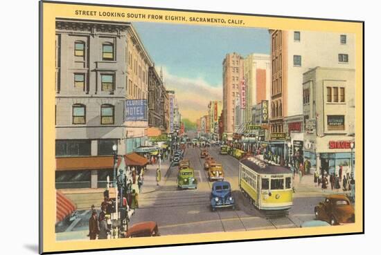 Eighth Avenue, Sacramento-null-Mounted Art Print