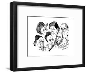 Eighth Blackbird - Cartoon-Tom Bachtell-Framed Premium Giclee Print