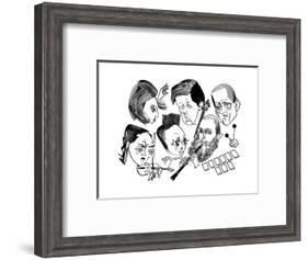 Eighth Blackbird - Cartoon-Tom Bachtell-Framed Premium Giclee Print