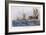 Eighth Crusade the Ships-Albert Sebille-Framed Art Print