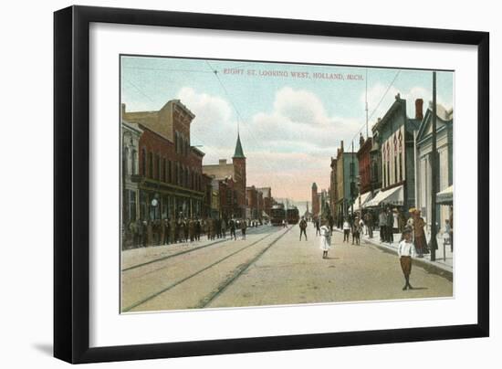 Eighth Street, Holland, Michigan-null-Framed Art Print