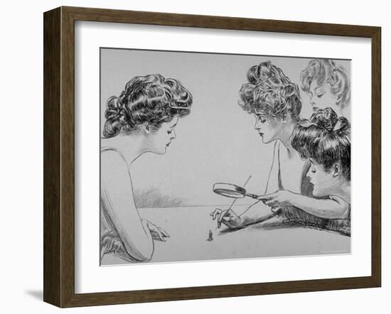 Eighty Drawings Including the Weaker Sex: the Story of a Susceptible Bachelor-Charles Dana Gibson-Framed Photographic Print
