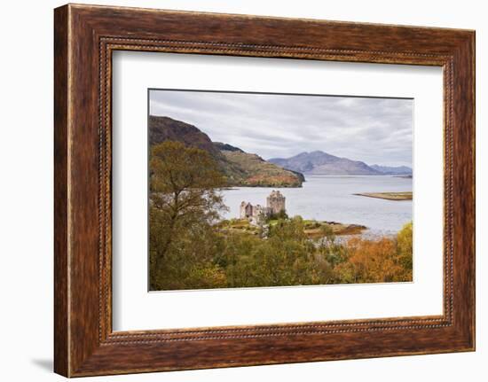 Eilean Donan Castle and the Waters of Loch Duich, Highlands, Scotland, United Kingdom, Europe-Julian Elliott-Framed Photographic Print