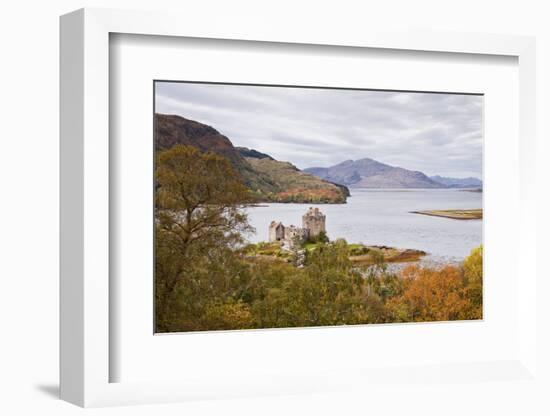 Eilean Donan Castle and the Waters of Loch Duich, Highlands, Scotland, United Kingdom, Europe-Julian Elliott-Framed Photographic Print