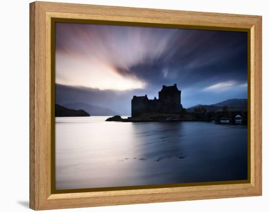 Eilean Donan Castle at Sunset, Scotland, UK-Nadia Isakova-Framed Premier Image Canvas