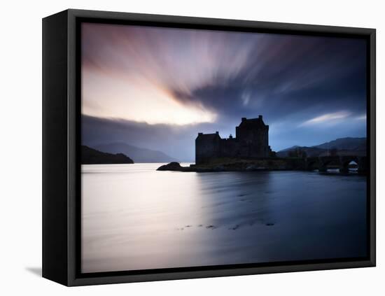 Eilean Donan Castle at Sunset, Scotland, UK-Nadia Isakova-Framed Premier Image Canvas