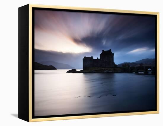 Eilean Donan Castle at Sunset, Scotland, UK-Nadia Isakova-Framed Premier Image Canvas