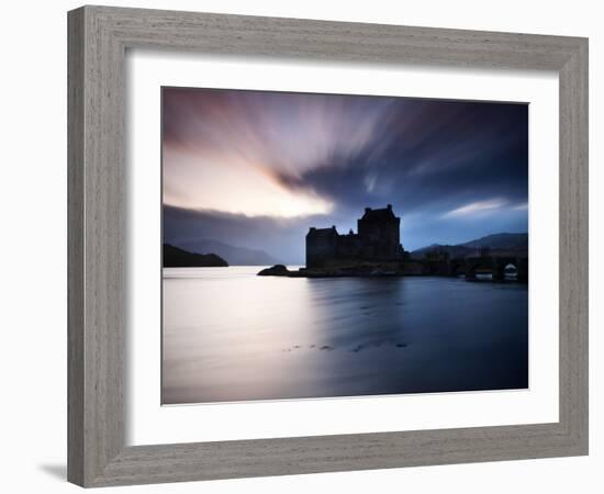 Eilean Donan Castle at Sunset, Scotland, UK-Nadia Isakova-Framed Photographic Print