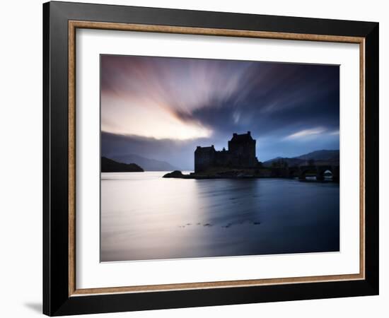 Eilean Donan Castle at Sunset, Scotland, UK-Nadia Isakova-Framed Photographic Print