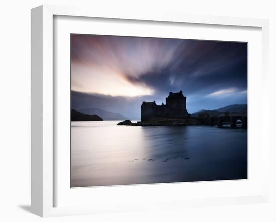 Eilean Donan Castle at Sunset, Scotland, UK-Nadia Isakova-Framed Photographic Print