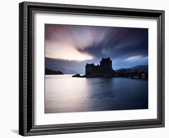 Eilean Donan Castle at Sunset, Scotland, UK-Nadia Isakova-Framed Photographic Print