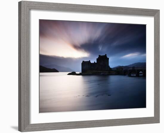 Eilean Donan Castle at Sunset, Scotland, UK-Nadia Isakova-Framed Photographic Print