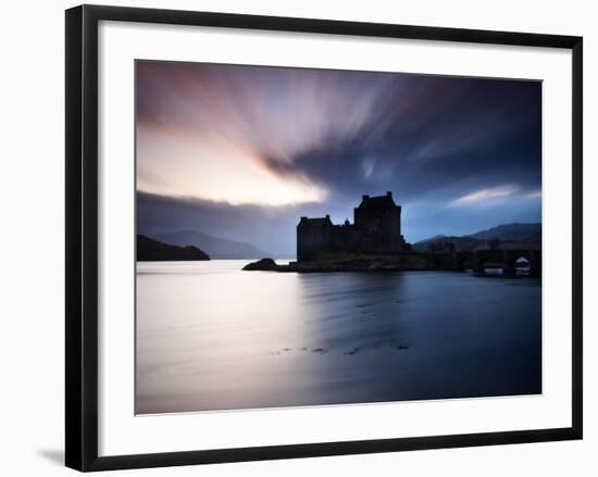 Eilean Donan Castle at Sunset, Scotland, UK-Nadia Isakova-Framed Photographic Print