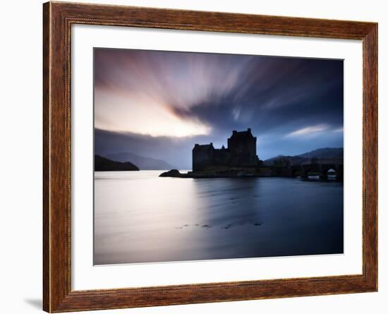 Eilean Donan Castle at Sunset, Scotland, UK-Nadia Isakova-Framed Photographic Print