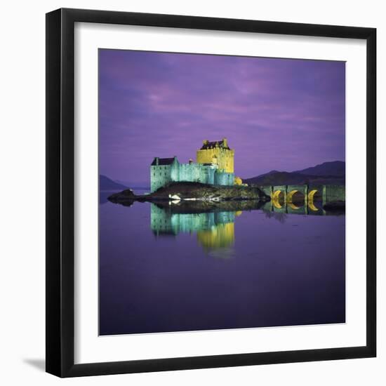 Eilean Donan Castle, Dornie, Highlands, Scotland, United Kingdom, Europe-Roy Rainford-Framed Photographic Print