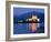 Eilean Donan Castle Floodlit at Night on Loch Duich, Near Kyle of Lochalsh, Highland-Lee Frost-Framed Photographic Print