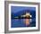 Eilean Donan Castle Floodlit at Night on Loch Duich, Near Kyle of Lochalsh, Highland-Lee Frost-Framed Photographic Print