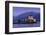 Eilean Donan Castle Floodlit at Night on Loch Duich, Scotland, United Kingdom-John Woodworth-Framed Photographic Print