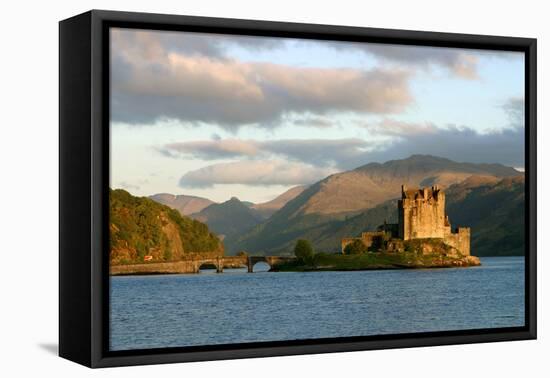 Eilean Donan Castle, Highland, Scotland-Peter Thompson-Framed Premier Image Canvas