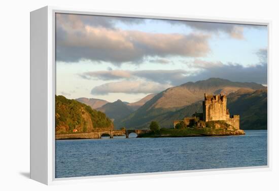 Eilean Donan Castle, Highland, Scotland-Peter Thompson-Framed Premier Image Canvas