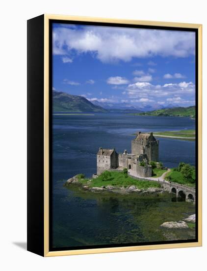 Eilean Donan Castle, Highlands, Scotland, United Kingdom, Europe-null-Framed Premier Image Canvas