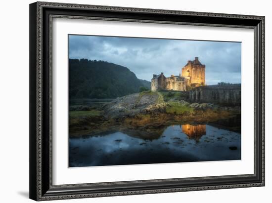 Eilean Donan Castle In Scotland-Philippe Manguin-Framed Premium Photographic Print