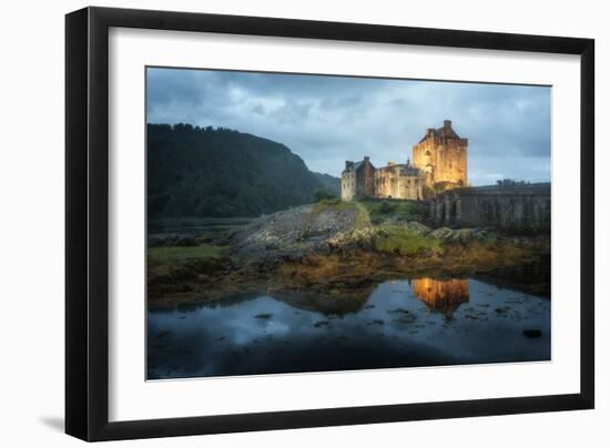 Eilean Donan Castle In Scotland-Philippe Manguin-Framed Photographic Print