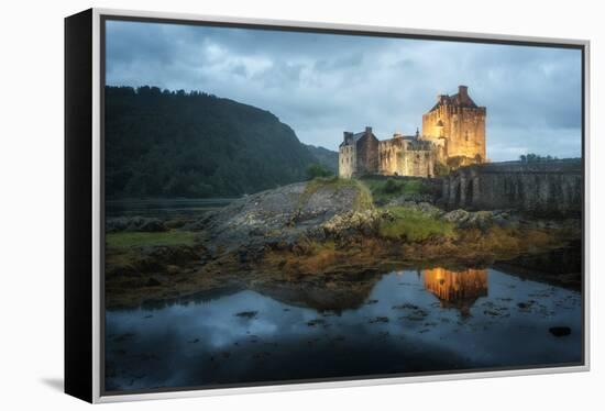 Eilean Donan Castle In Scotland-Philippe Manguin-Framed Premier Image Canvas