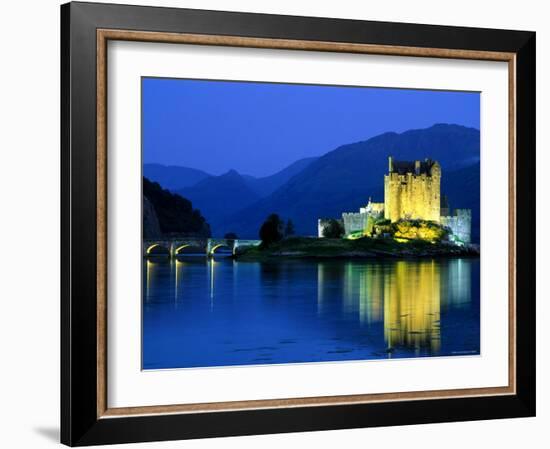 Eilean Donan Castle, Loch Duich, Highlands, Scotland-Steve Vidler-Framed Photographic Print