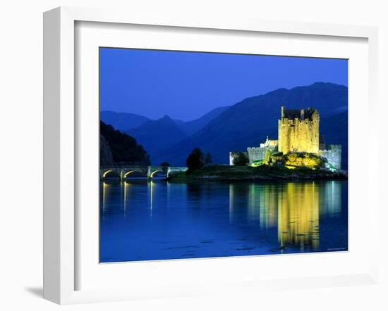 Eilean Donan Castle, Loch Duich, Highlands, Scotland-Steve Vidler-Framed Photographic Print