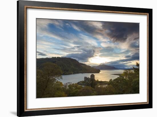 Eilean Donan Castle, Nr Dornie, Loch Alsh, Wester Ross, Western Highlands, Scotland, UK-Peter Adams-Framed Photographic Print