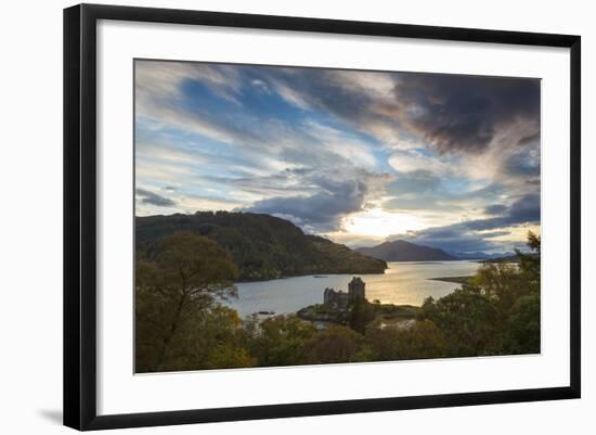 Eilean Donan Castle, Nr Dornie, Loch Alsh, Wester Ross, Western Highlands, Scotland, UK-Peter Adams-Framed Photographic Print