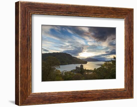 Eilean Donan Castle, Nr Dornie, Loch Alsh, Wester Ross, Western Highlands, Scotland, UK-Peter Adams-Framed Photographic Print