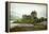 Eilean Donan Castle on a Cloudy Day. Low Tide. Highlands, Scotland. UK-A_nella-Framed Premier Image Canvas