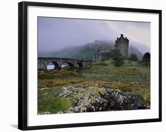 Eilean Donan Castle, Standing Where Three Lochs Join, Dornie, Highland Region, Scotland, UK-Patrick Dieudonne-Framed Photographic Print