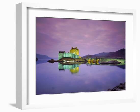 Eilean Donan (Eilean Donnan) Castle, Dornie, Highlands Region, Scotland, UK, Europe-Roy Rainford-Framed Photographic Print