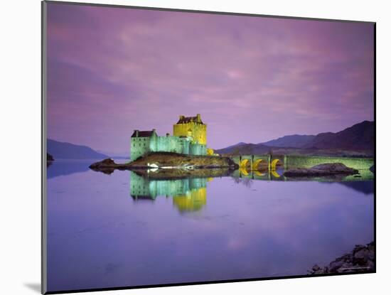 Eilean Donan (Eilean Donnan) Castle, Dornie, Highlands Region, Scotland, UK, Europe-Roy Rainford-Mounted Photographic Print