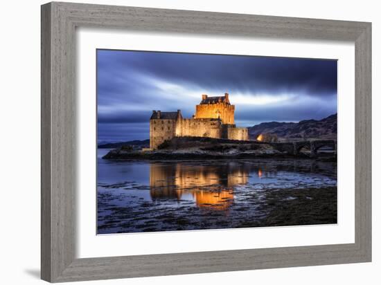 Eilean Donan (Eilean Donnan) Castle, Dornie, Highlands Region, Scotland, United Kingdom, Europe-Karen Deakin-Framed Photographic Print