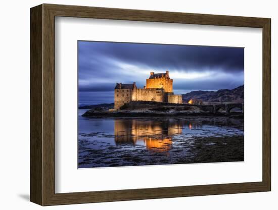Eilean Donan (Eilean Donnan) Castle, Dornie, Highlands Region, Scotland, United Kingdom, Europe-Karen Deakin-Framed Photographic Print