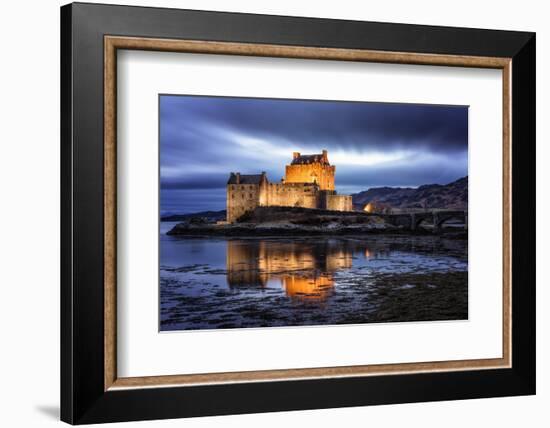 Eilean Donan (Eilean Donnan) Castle, Dornie, Highlands Region, Scotland, United Kingdom, Europe-Karen Deakin-Framed Photographic Print