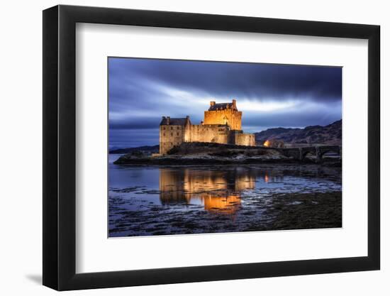 Eilean Donan (Eilean Donnan) Castle, Dornie, Highlands Region, Scotland, United Kingdom, Europe-Karen Deakin-Framed Photographic Print