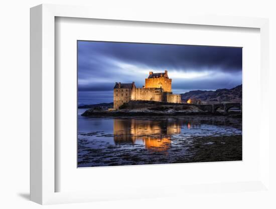 Eilean Donan (Eilean Donnan) Castle, Dornie, Highlands Region, Scotland, United Kingdom, Europe-Karen Deakin-Framed Photographic Print