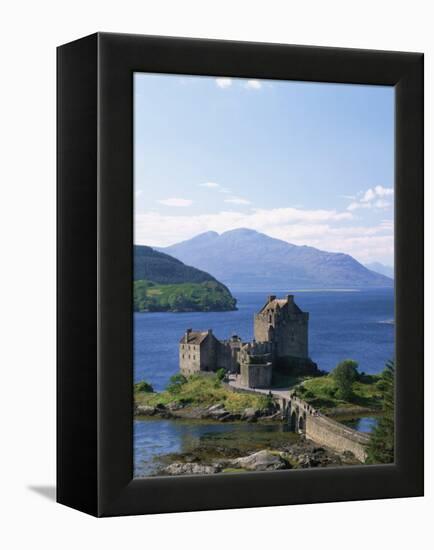 Eilean Donnan Castle, Loch Duich, Highlands, Scotland, United Kingdom, Europe-Lee Frost-Framed Premier Image Canvas