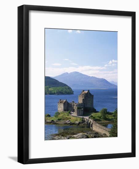 Eilean Donnan Castle, Loch Duich, Highlands, Scotland, United Kingdom, Europe-Lee Frost-Framed Photographic Print