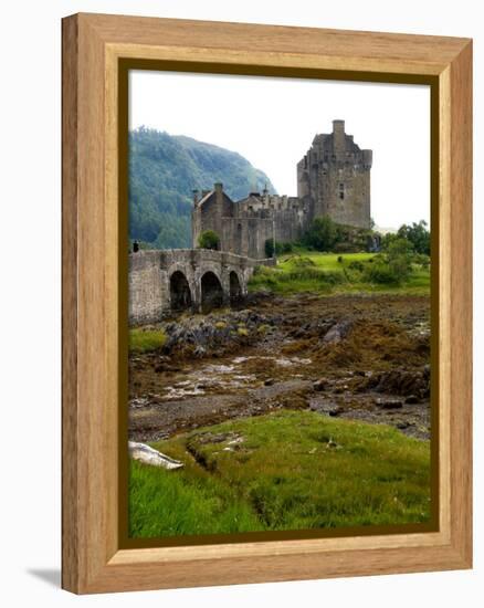 Eileen Donan Castle, Western Dornie in Highlands, Scotland-Bill Bachmann-Framed Premier Image Canvas