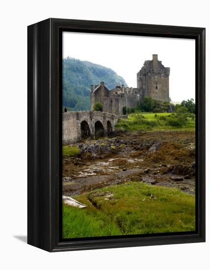 Eileen Donan Castle, Western Dornie in Highlands, Scotland-Bill Bachmann-Framed Premier Image Canvas