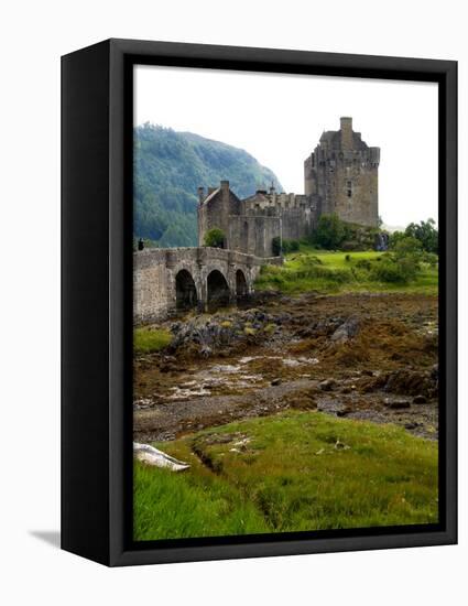 Eileen Donan Castle, Western Dornie in Highlands, Scotland-Bill Bachmann-Framed Premier Image Canvas