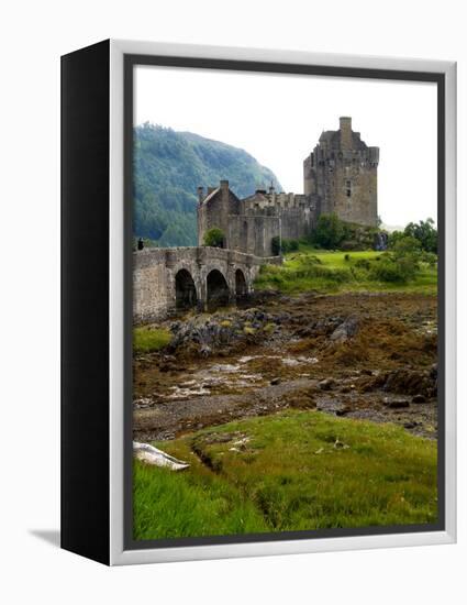 Eileen Donan Castle, Western Dornie in Highlands, Scotland-Bill Bachmann-Framed Premier Image Canvas