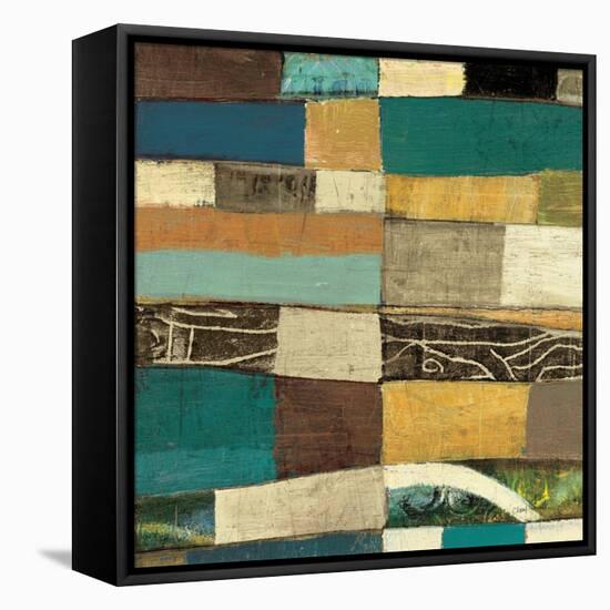 Eileen IV Blue-Cheryl Warrick-Framed Stretched Canvas