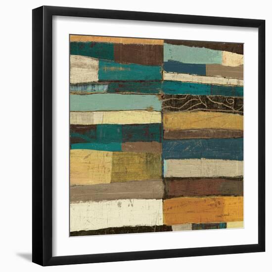 Eileen V Blue-Cheryl Warrick-Framed Art Print